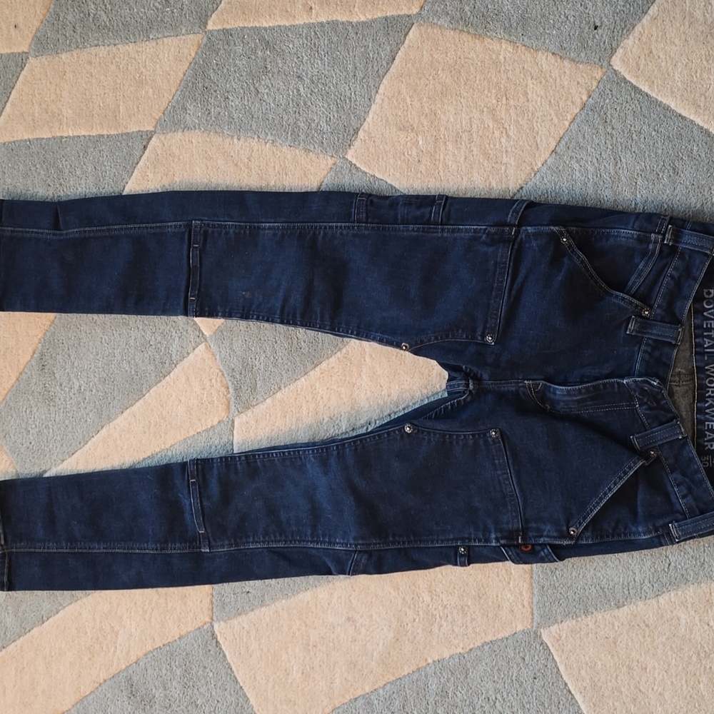 Dove Tail Workwear Dark Blue Women’s Stretch Work Pants